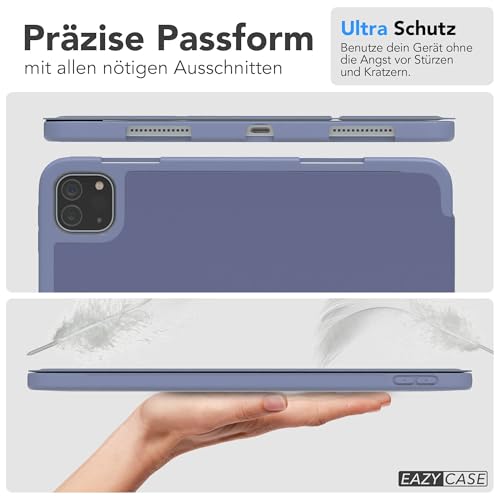 Étui de Protection iPad Pro 11 EAZY CASE Finition Premium Smartcase Pliable Bleu Glace - 6