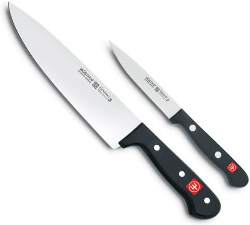 WÜSTHOF Gourmet 2-Piece Chef's Knife Set,Black