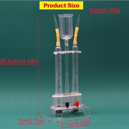 Water Ionization Decomposition Electrolysis Water Demonstrator Chemical Experiment Equipment Ionizer Water Electrolysis Experimenter Water Electrolysis Device - Thumbnail 3