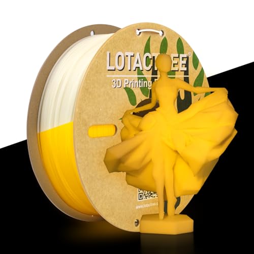 Image of Glow Yellow PLA Filament, 3D Printer Filament 1.75mm, 1KG | Glow in the Dark Yellow PLA Filament Offers High-brightness Luminescent Effects and Superior Toughness