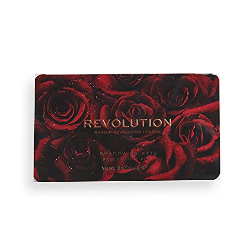 Makeup Revolution Forever Flawless Eyeshadow Palette, 18 Shimmer & Matte Colours, Midnight Rose