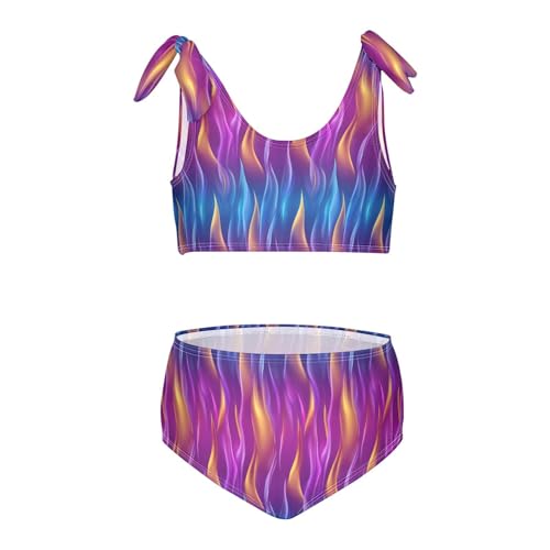 Image of Boccsty Cute Crab Red Blue Girls Swimsuits Kids Bikini Sets 2 Pcs Bathing Suit for 3T