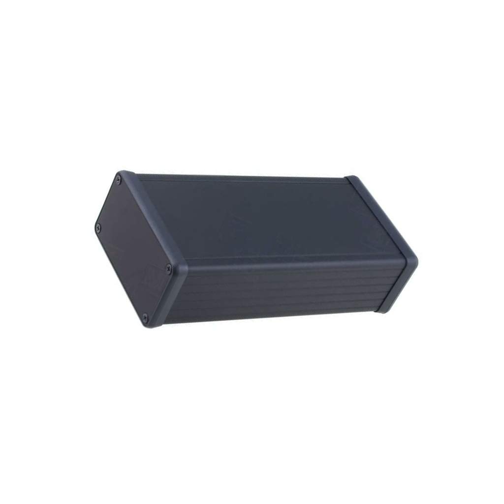 Boîtier aluminium 1455K1601BK Hammond 160x78x43mm avec panneau