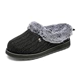 Skechers Women's Keepsakes – Ice Angel Slipper, Black, 8 Wide
