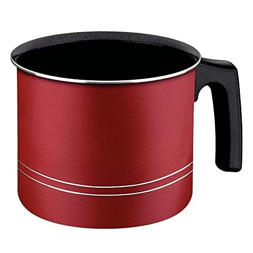 Fervedor Tramontina Sicília em Alumínio com Revestimento Interno e Externo em Antiaderente Starflon Excellent Vermelho 14 cm 1,9 L