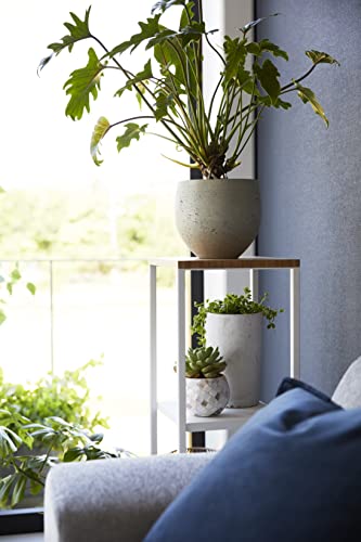 YAMAZAKI Tower 2Tiered Shelf console design métal et bois - 8