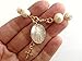 SIFRIMANIA Handmade Cultured Pearl Bracelet with Religious Medal of Our Lady of Guadalupe (Guadalupe Image)