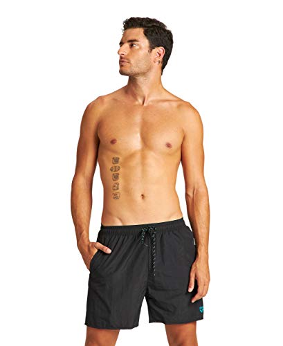 Adorel Herren Badehosen Badeshorts mit Innenslip Dunkelgrün 50-52 EU (Herstellergröße XL)