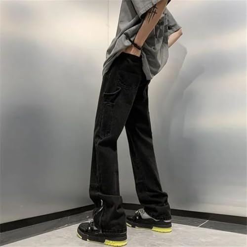 Men with Pockets Jeans Soft Washed Street Style Cowboy Pants3