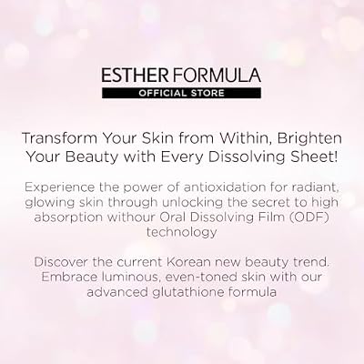 ESTHER FORMULA Glutathione Direct Film 3X Dominican Republic | Ubuy
