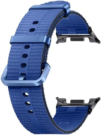 Samsung Athleisure Band (M/L) ET-SOL33 für die Galaxy Watch8 | Watch8 Classic Uhrenarmband, Sport Armband, Original Zubehör, elastisch, langlebig, guter Sitz, Blue