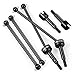 MOHERO 4Pcs 1144 Steel Front & Rear CVD Driveshafts Dogbone for WL 1/14 14401 V2 4WD High Speed RC Cars Upgrade Parts