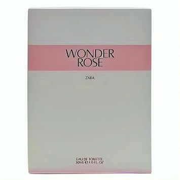 Zara Wonder Rose for Women Fruity Floral Perfume with Peach Red Berries Jasmine and Coconut Vanilla Cream Eau de Toilette 30ml (1.0 fl. oz.)
