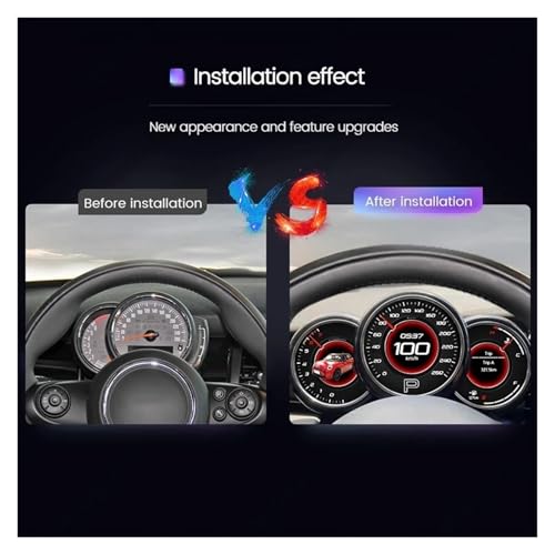Panel instrumentación LCD y velocímetro digital compatible BMW MINI Cooper 2014-2023 6