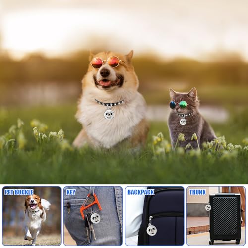 XPJBKC GPS-Tracker für Katze, Mini-Haustier- und Hundetracker mit Halsband, Echtzeit-Standortverfolgung von Hunden und Katze