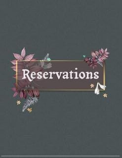 Restaurant Booking Diary : Green logbook 365 days : 8.5" x 11" Black 32 reservation per page: Table Reservations, Restaurant Dinner, Hotel Restaurant, pages with numbers Elegante Design