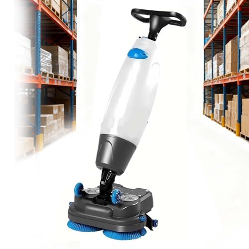 CUTANGELAR Macchina Lavapavimenti Commerciale, Lavapavimenti Elettrico Portatile a Spinta Manuale