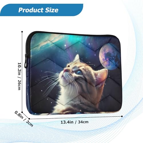 Funda para portátil 13-14 pulgadas Cat in Space impermeable y antivibración miniatura 3