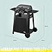 Enders® eURBAN Pro 2 + Trolley, emaillierter Gussrost, abnehmbare Seitenablage, Enders® Elektrogrill, Balkongrill, 2 in 1 Tischgrill & Standgrill, Rollwagen, mit Schnellheizelement, #971972