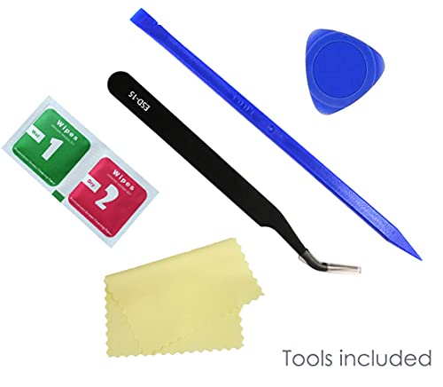 2 Packs Eaglewireless Rear Camera Glass Lens Replacement For Samsung Galaxy S10E G970U (All Carriers) With Pre-Installed Adhesive And Repair Toolkit (White) #TOP3