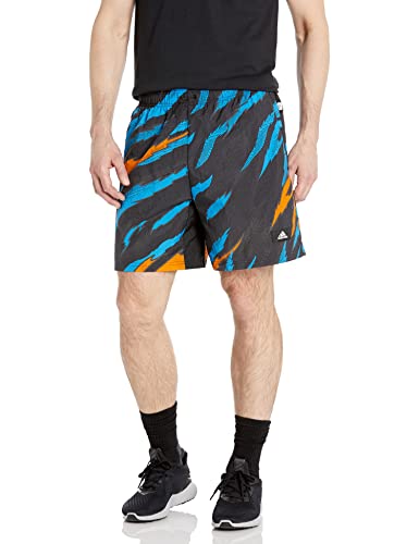 Short Adidas TRVL Tiger Camo Noir leger et compact en taille S