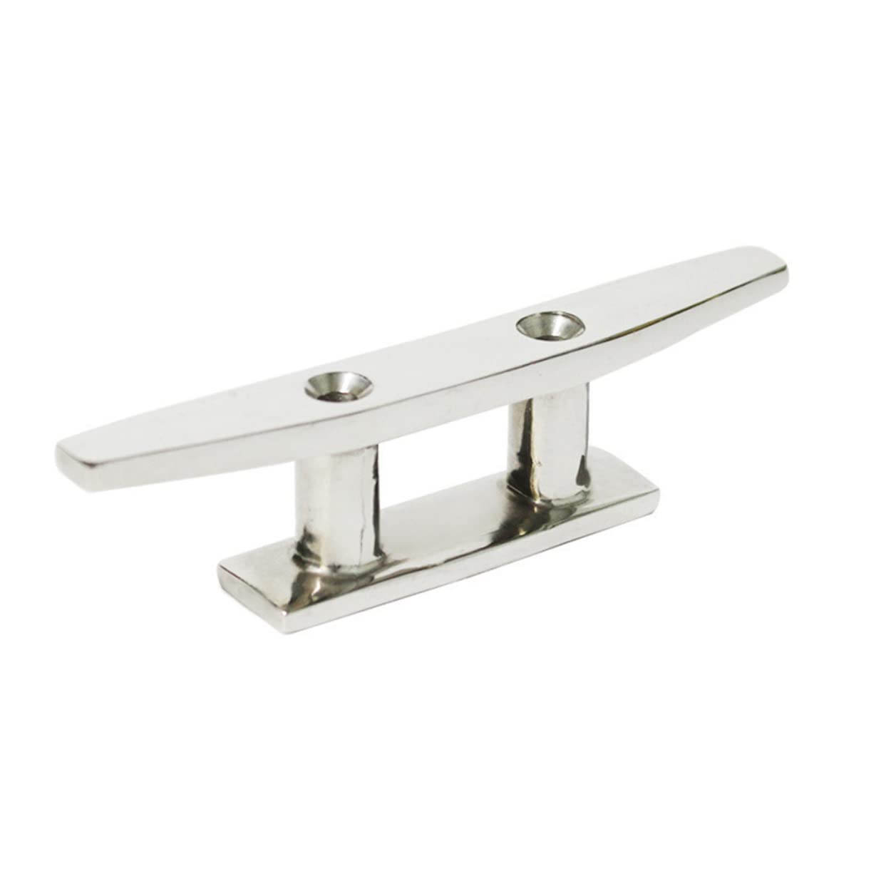 ARTSEWPLY Boat Rope Holder Large Tie Off Area 100mm 4 Inches Stainless Steel Dock Cleats Multipurpose for Marine