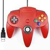 manette nintendo 64 rouge 1.Manette de jeu filaire USB rétro N64 classique pour PC Windows et Mac. Utilise un port USB standard:si votre programme ou application accepte les entrées de manette USB, elle peut être utilisée nativement sans pilotes ni correctifs. Branchez et jouez
