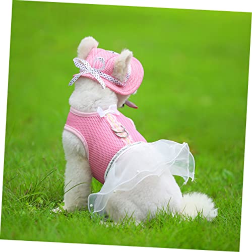 Manteau hiver maille pour animaux Angoily lot de 3 pièces rose