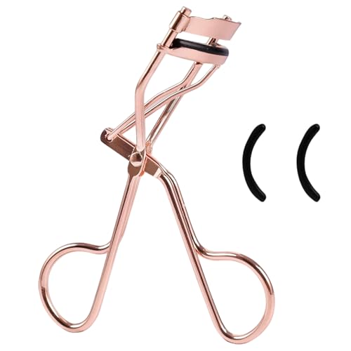 YIHAOH Piega Ciglia Donna Oro Rosa, Professionale Eyelash Curler, Piegaciglia