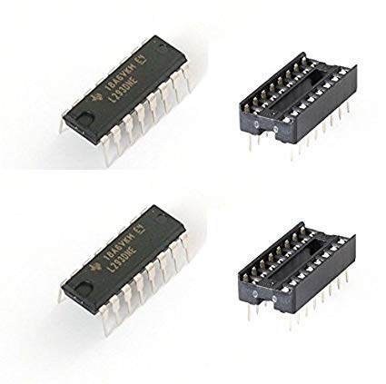 TECHDELIVERS® L293d Motor Driver IC with Base - 2Pcs (B091MRK6N8) Amazon Price History, Amazon Price Tracker
