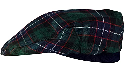 Casquette plate de fabrication écossaise en tartan Galbraith