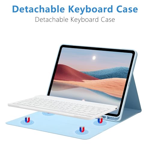 Funda para iPad Air 13 con teclado y soporte para lápiz M3 M2 4