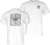 Los Angeles Kings NHL Officially Licensed T-Shirt Front/Back White, Large
