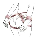 PURFANREE Women Punk Body Harness Belt Waist Lingerie Leg Garters Cage Wrist Lock
