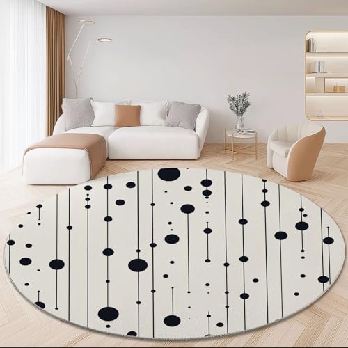 Tapis de chambre blanc minimaliste pour salon moderne - 7