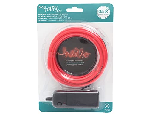 Image of We R Makers Happy Jig Neon Wire-Burnt Orange