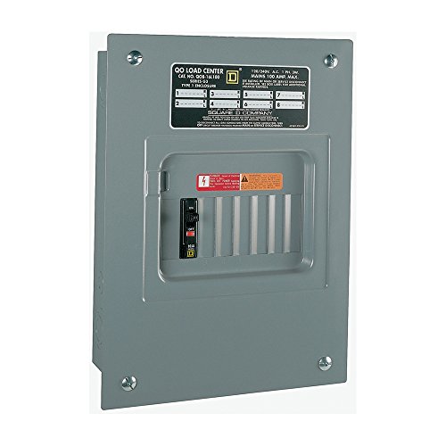Mejores comprativas On-line Centro de carga schneider Top diez. 37 Schneider Electric QO816L100F Centro de Carga de 8 Polos 100 A Monofásico Montaje de Empotrar, color Gris