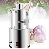200w MáQuina Peladora De Ajo Seco Entero, AutomáTico EléCtrico De Acero Inoxidable MáQuina Peladora De Ajo Entero Separador De Ajo Para Restaurantes Barbacoa Tiendas Cantina Hoteles,Silver