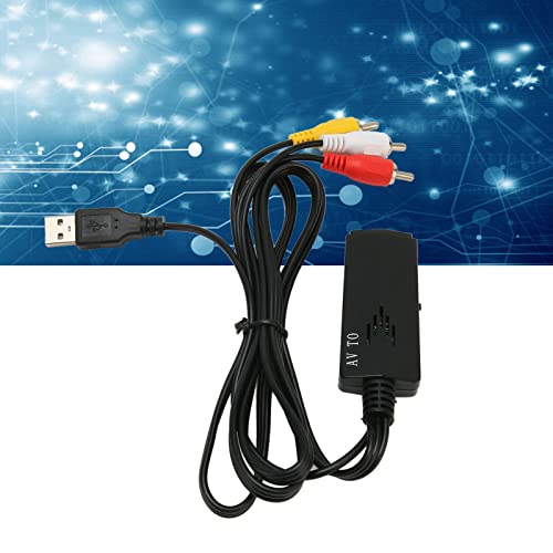 Cabo HDMI para RCA, Adaptador de Conversor de Cabo de áudio de Vídeo AV para HDMI, Conversor de 1080