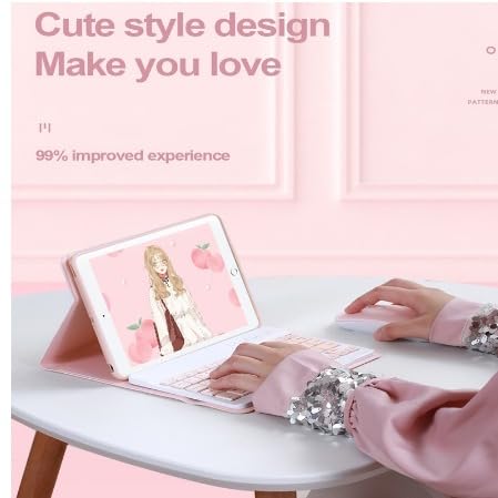 Kit com 3 peças de Capa com Teclado e Mouse para Galaxy Tab S7 FE (Preto)