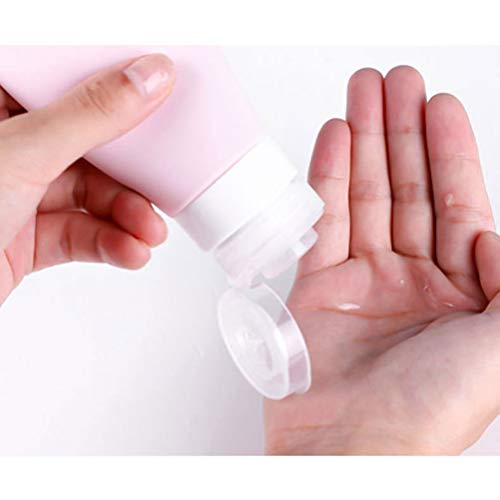 Beaupretty 3 Pcs Subpackaging Bottles Frascos Silicone Vazios Recipientes Armazenamento RecarregáVei