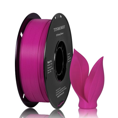 TINMORRY PLA Filament 1.75 mm, Fast PLA 3D Printing Filament, Compatible with Most FDM 3D Printers, 1 kg 1 Spool, Magent