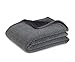 Produktbild Gözze Wohn- und Kuscheldecke, Doppellagig verarbeitete Wendedecke, 150 x 200 cm, Melange, Anthrazit, 40141-91-150200
