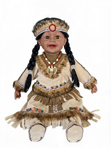 22 Collectible Native American (Indian) Vinyl Doll - VM221132 (Tara)
