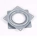 Piastra Girevole Rotante - Metallo Quadrato Lazy Susan Cuscinetto Giradischi TV Rack Desk Tool 4"