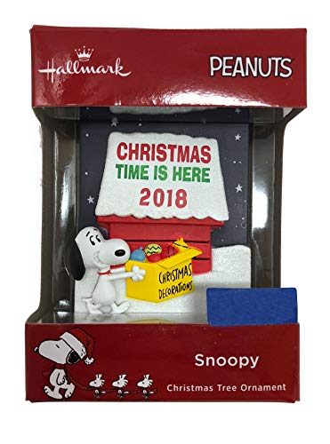 Peanuts 2018 Hallmark Snoopy Christmas Time is Here 2018 Christmas Tree Ornament