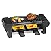 Produktbild Clatronic® Raclette 2 Personen | Mini Raclette mit ca. 20,5 x 10,5 cm Grillfläche | für Grillen & Überbacken | antihaftbeschichtete Grillplatte & Pfännchen | 350W | RG 3592