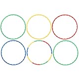 Elección ideal - Nuestros coloridos aros serán la elección perfecta para los niños. Con la opción de ajustar las piezas incluidas agregando o quitando las partes que forman el aro, se puede hacer que se adapte a cualquier tamaño, ¡Lo que lo convierte en un juguete muy divertido para todos!