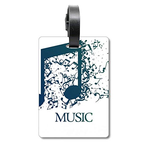 Étiquette d'identification Flappg Blue Music Mim contre perte valise