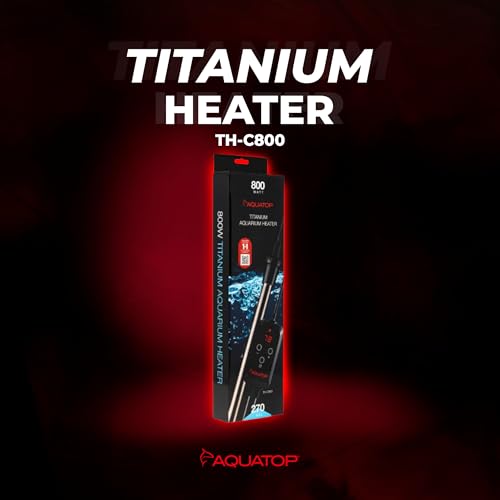 Aquatop TH-C800 calentador de titanio con controlador digital externo de alta precisión 3